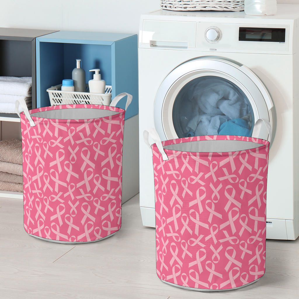 Breast Cancer Awareness Themed Laundry Basket