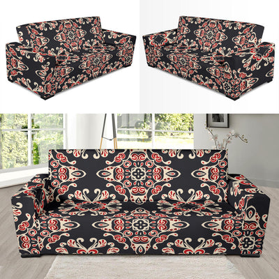 Medallion Pattern Print Design 01 Sofa Slipcover