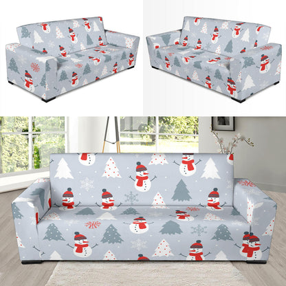 Snowman Print Design LKS302 Sofa Slipcover
