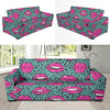 Lip Pattern Print Design 04 Sofa Slipcover