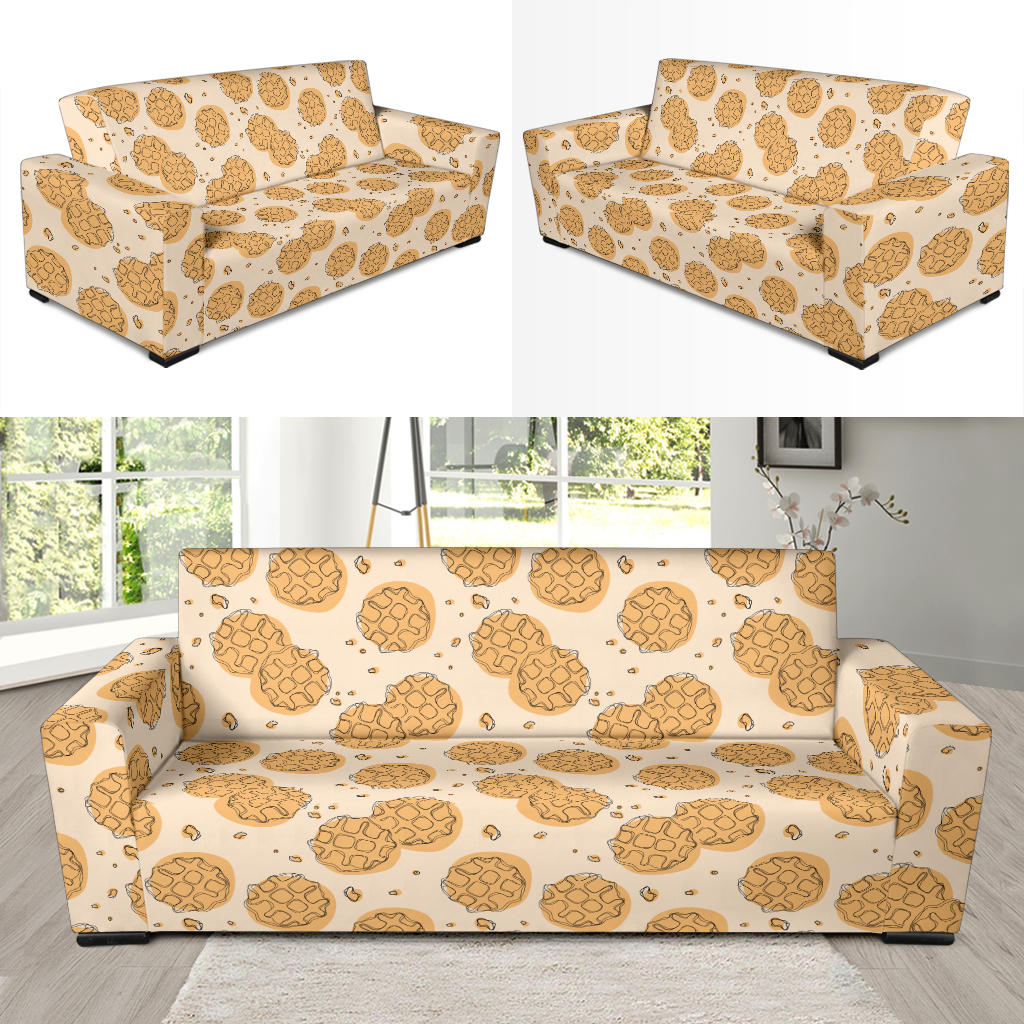 Waffle Print Design LKS303 Sofa Slipcover