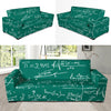 Math Pattern Print Design 01 Sofa Slipcover