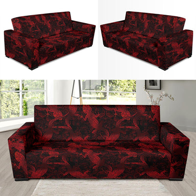 Gecko Pattern Print Design 04 Sofa Slipcover