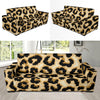 Jaguar Skin Pattern Print Design 02 Sofa Slipcover