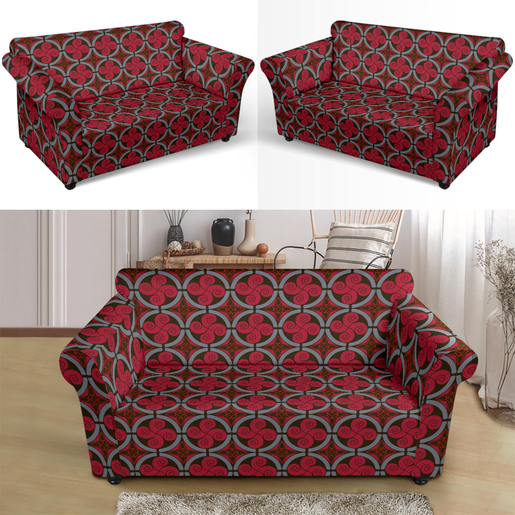 Vikings Print Design LKS301 Loveseat Couch Slipcover