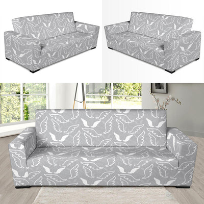 Angel Wings Pattern Print Design 01 Sofa Slipcover