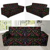 Cello Neon Pattern Print Design 02 Sofa Slipcover