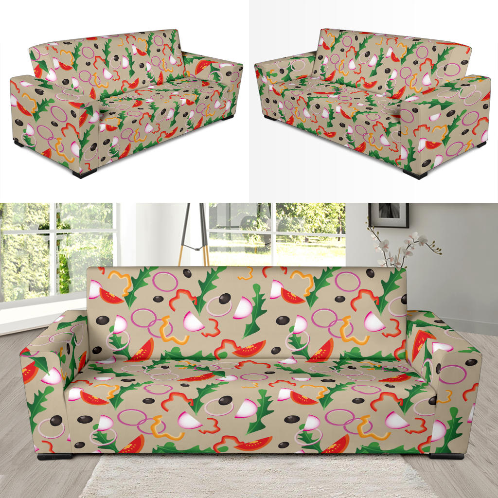 Salad Print Design LKS303 Sofa Slipcover