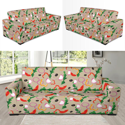 Salad Print Design LKS303 Sofa Slipcover