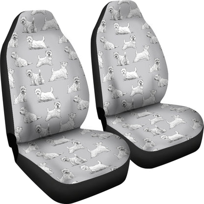 Scottish Terriers Print Design LKS3011 Car Seat Covers