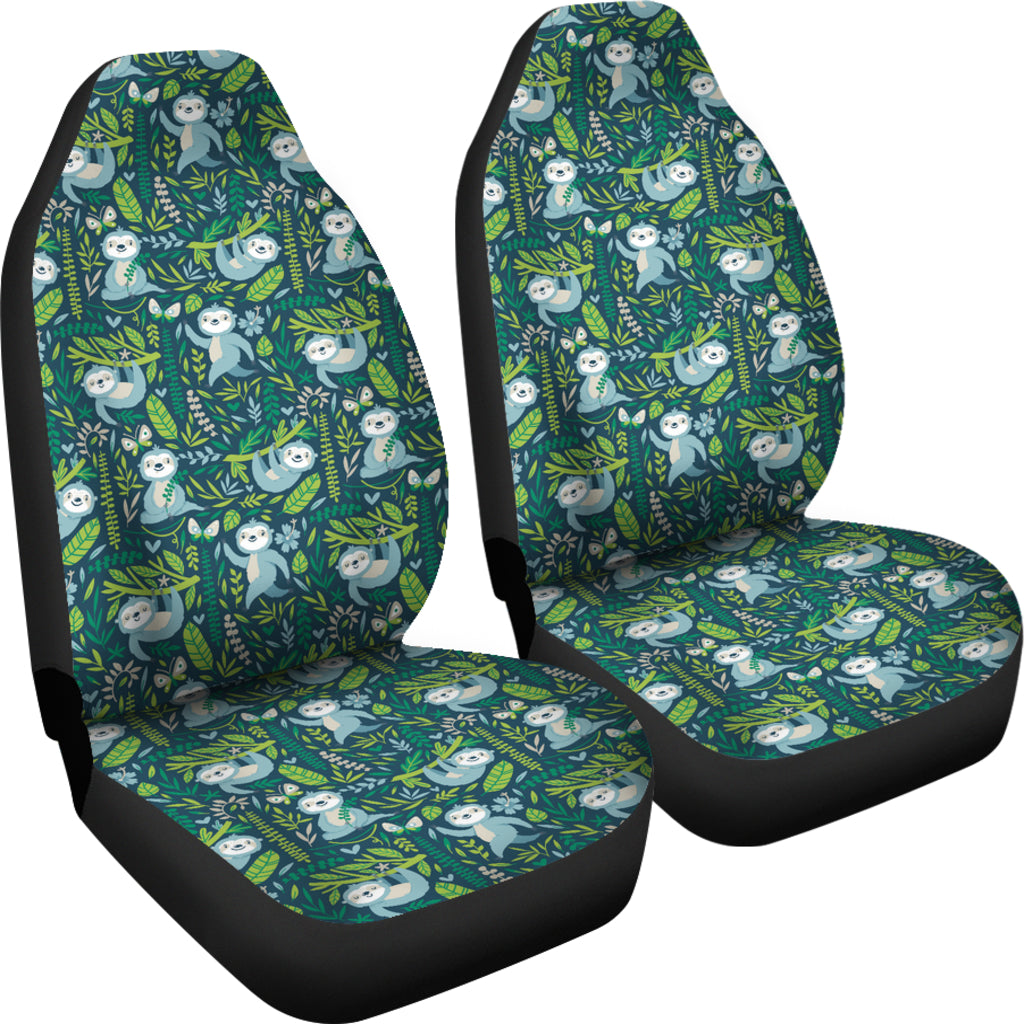 Sloth Print Design LKS304 Car Seat Covers