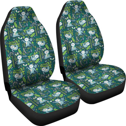 Sloth Print Design LKS304 Car Seat Covers