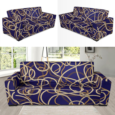 Rope Pattern Print Design A01 Sofa Slipcover