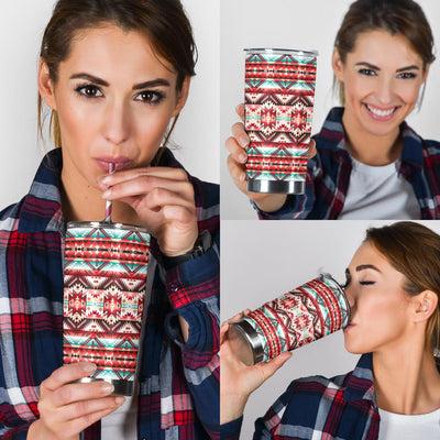 Aztec Western Style Print Pattern Tumbler