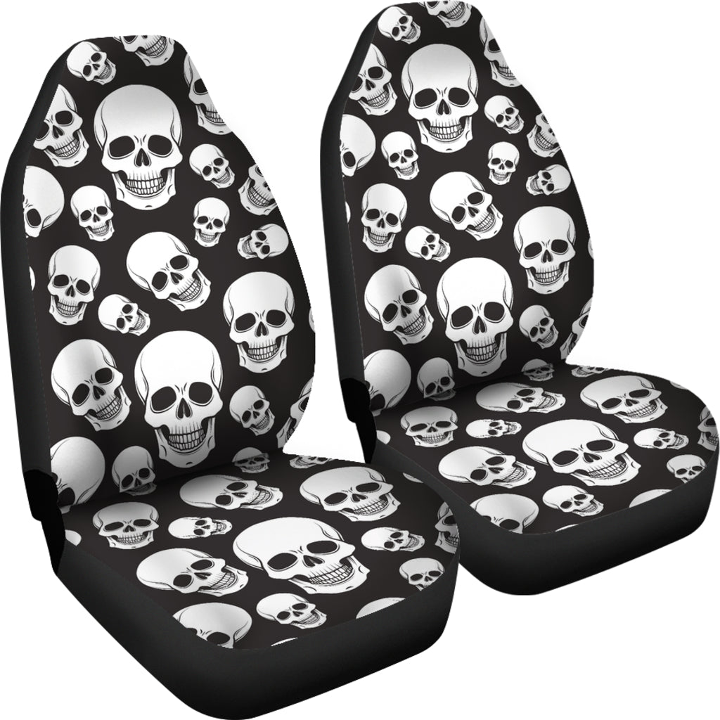 Skull Print Design LKS301 Car Seat Covers