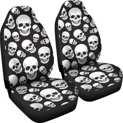 Skull Print Design LKS301 Car Seat Covers