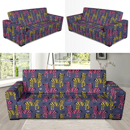 Zebra Print Design LKS303 Sofa Slipcover