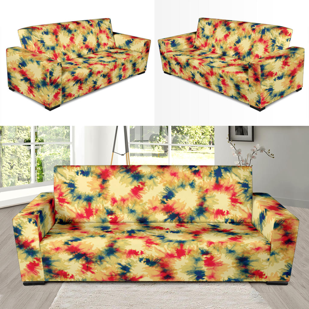 Tie Dye Print Design LKS302 Sofa Slipcover