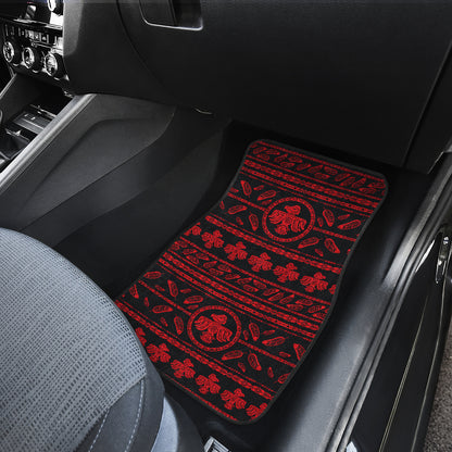 Native American Eagle Themed Print Car Floor Mats Front Back