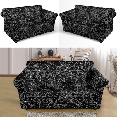 Spider Web Print Design LKS301 Loveseat Couch Slipcover