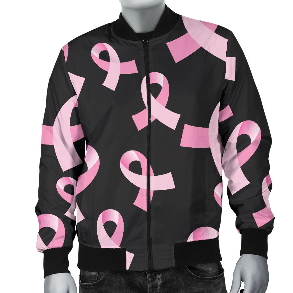 Breast Cancer Awareness Design Men Bomber Jacket
