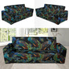 Peacock Pattern Print Design A04 Sofa Slipcover