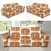 Pancake Pattern Print Design A02 Sofa Slipcover