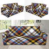 Madras Pattern Print Design 01 Sofa Slipcover