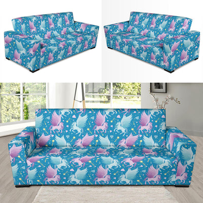 Pegasus Pattern Print Design 04 Sofa Slipcover