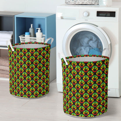 Rasta Reggae Color Design Laundry Basket