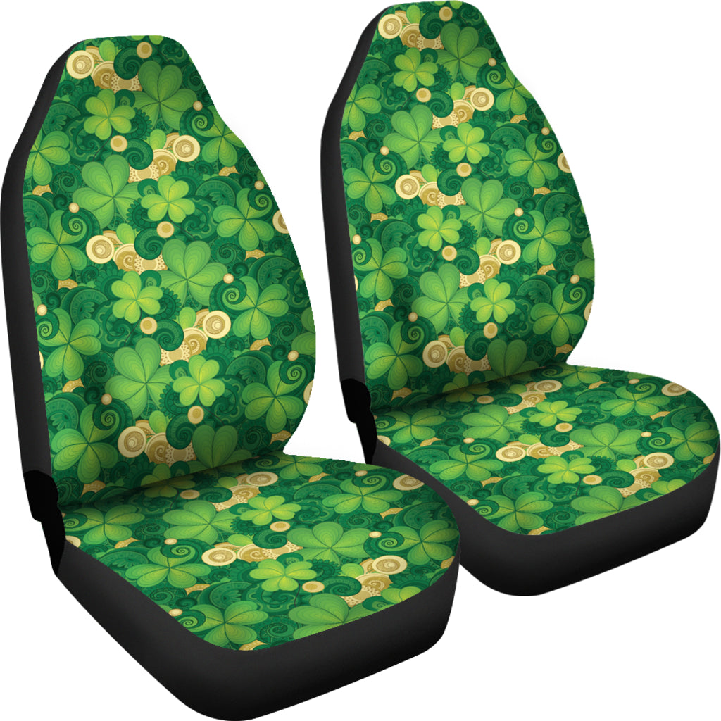 Shamrock Print Design LKS301 Car Seat Covers