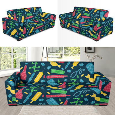 Phlebotomist Pattern Print Design A03 Sofa Slipcover