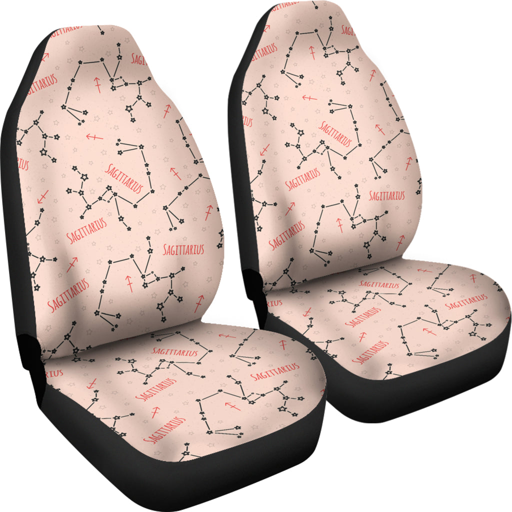 Sagittarius Star Print Design LKS302 Car Seat Covers