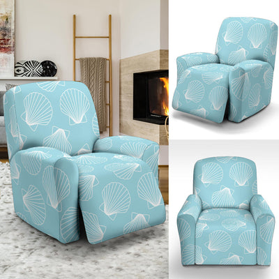 Seashell Print Design LKS3010 Recliner Slipcover