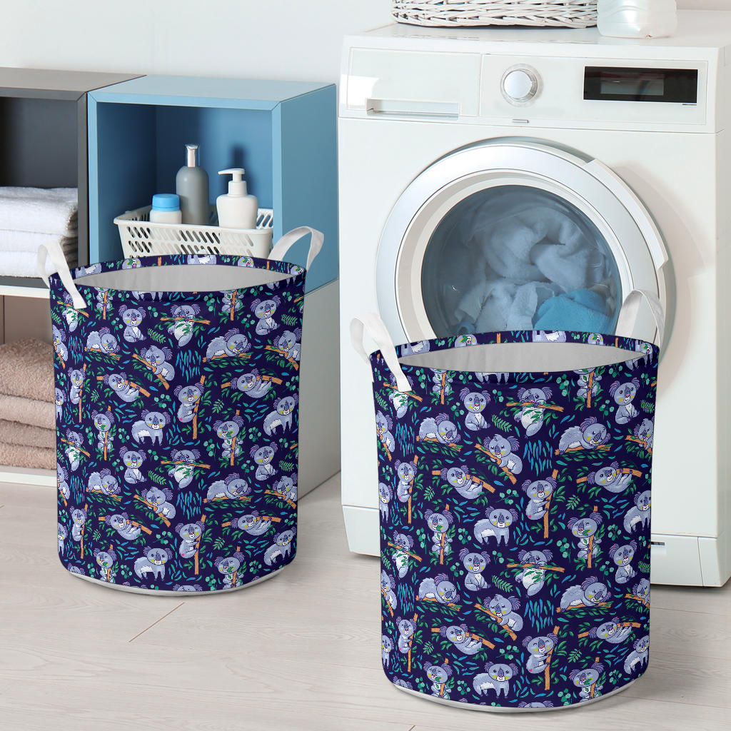 Koala Themed Design Print Laundry Basket