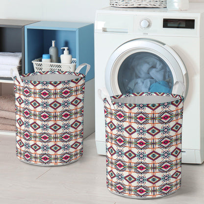 Indian Navajo Art Themed Design Print Laundry Basket