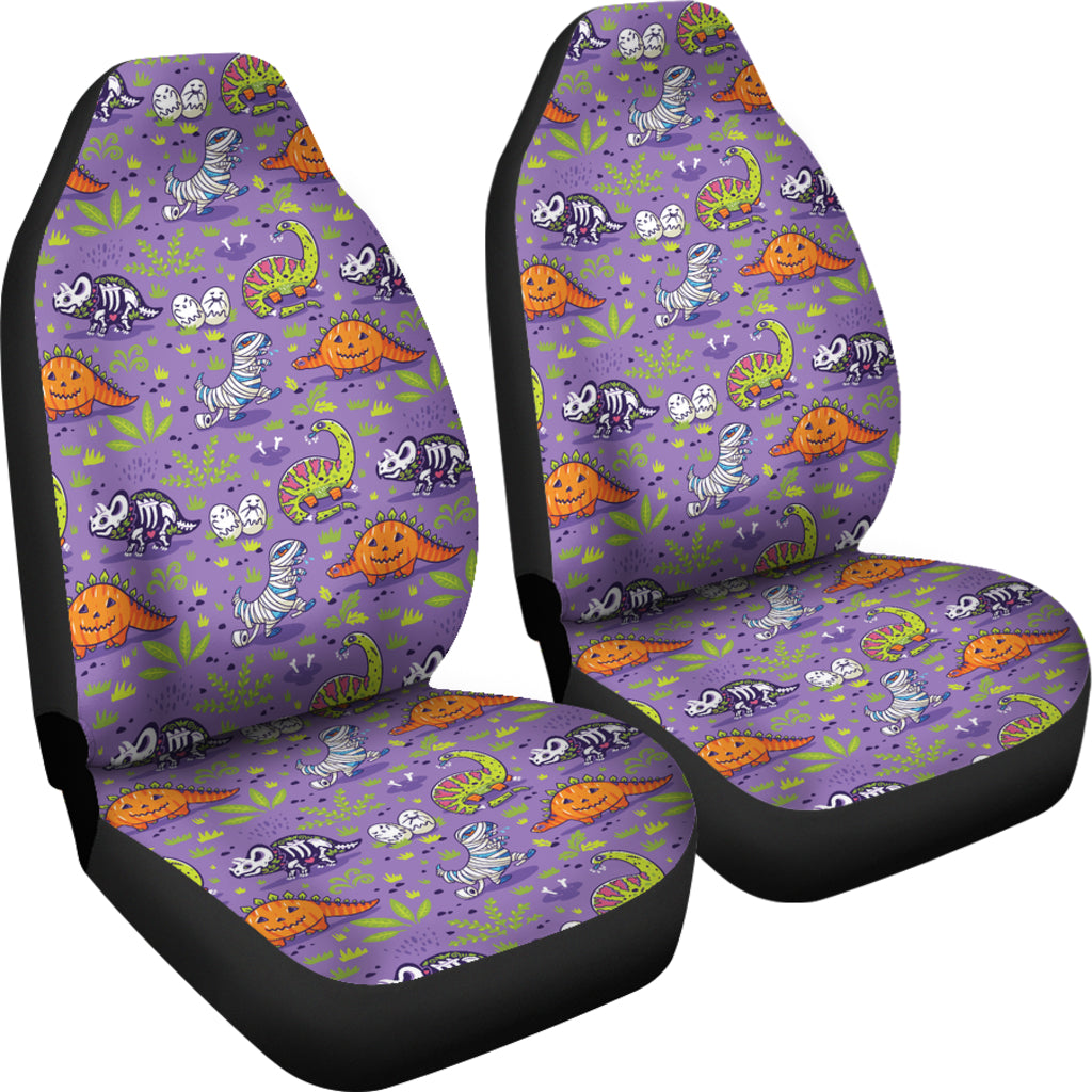 Zombie Dinosaur Print Design LKS302 Car Seat Covers