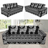 Llama Aztec Style Pattern Print Design 01 Sofa Slipcover