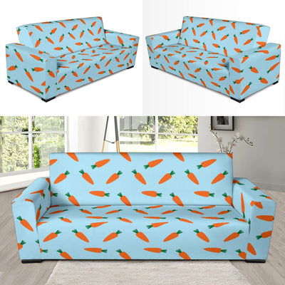 Carrot Pattern Print Design 03 Sofa Slipcover