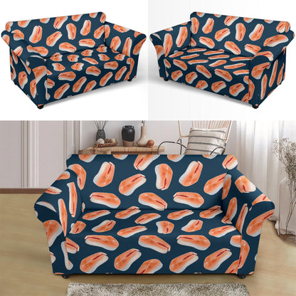 Salmon Steak Print Design LKS306 Loveseat Couch Slipcover