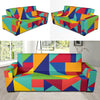 Mosaic Pattern Print Design 01 Sofa Slipcover