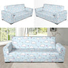 Cloud Pattern Print Design 01 Sofa Slipcover