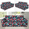 Bowling Pattern Print Design 08 Sofa Slipcover