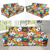 Casino Pattern Print Design 03 Sofa Slipcover