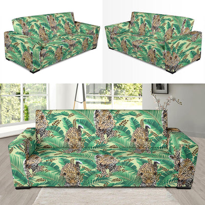 Leopard Pattern Print Design 03 Sofa Slipcover