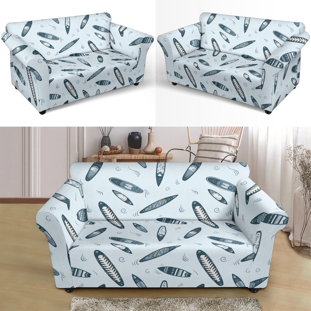 Surfboard Print Design LKS306 Loveseat Couch Slipcover
