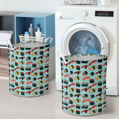 Sushi Pattern Design Laundry Basket
