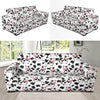 Cow Pattern Print Design 02 Sofa Slipcover