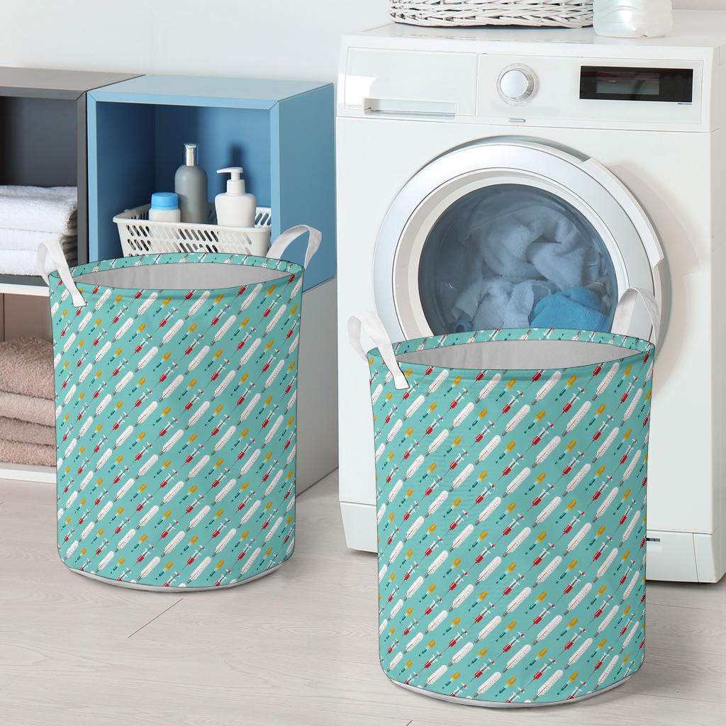 Phlebotomist Medical Print Laundry Basket