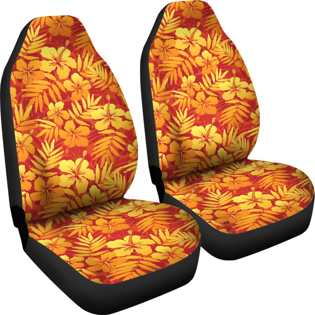 Hibiscus Summer Print Design LKS302 Car Seat Covers